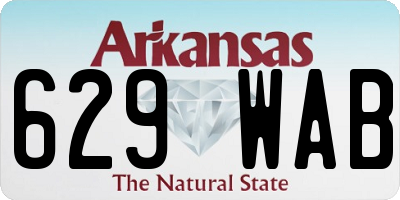 AR license plate 629WAB