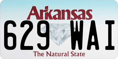 AR license plate 629WAI