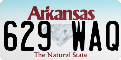 AR license plate 629WAQ