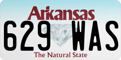 AR license plate 629WAS