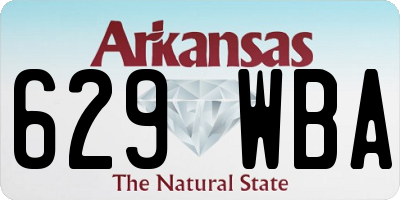 AR license plate 629WBA