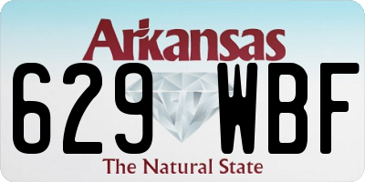 AR license plate 629WBF