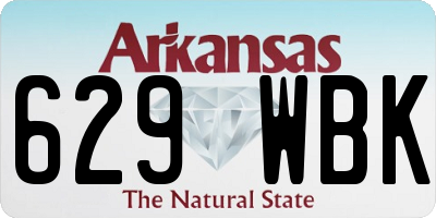 AR license plate 629WBK