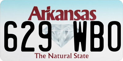 AR license plate 629WBO