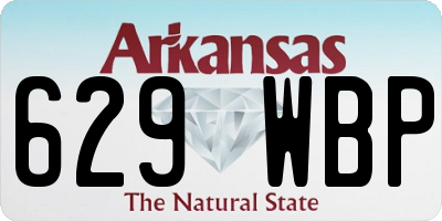 AR license plate 629WBP