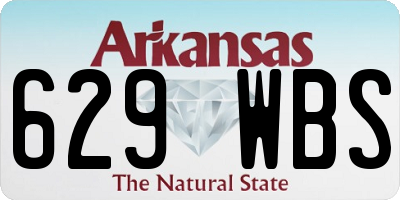 AR license plate 629WBS