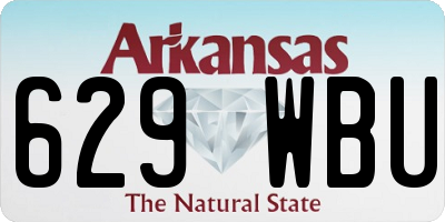 AR license plate 629WBU