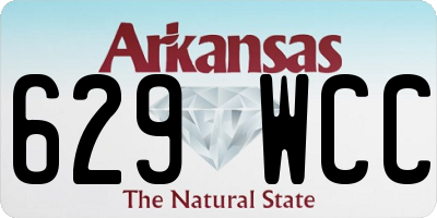 AR license plate 629WCC