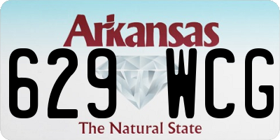 AR license plate 629WCG