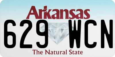 AR license plate 629WCN