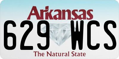 AR license plate 629WCS