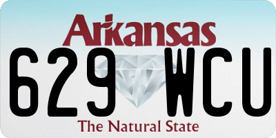 AR license plate 629WCU