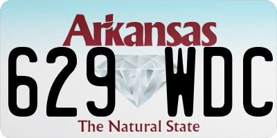 AR license plate 629WDC