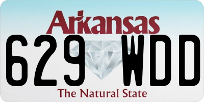 AR license plate 629WDD