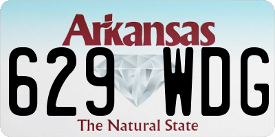 AR license plate 629WDG