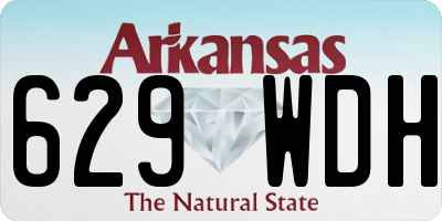 AR license plate 629WDH