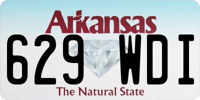 AR license plate 629WDI