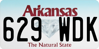 AR license plate 629WDK