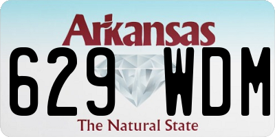 AR license plate 629WDM