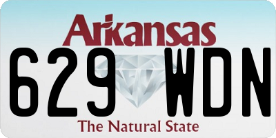 AR license plate 629WDN