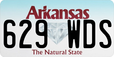 AR license plate 629WDS