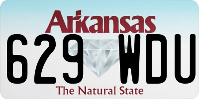 AR license plate 629WDU