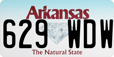 AR license plate 629WDW
