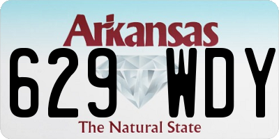AR license plate 629WDY