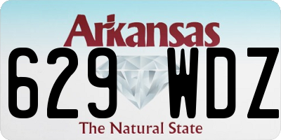 AR license plate 629WDZ