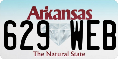 AR license plate 629WEB
