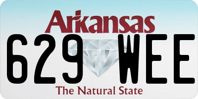 AR license plate 629WEE