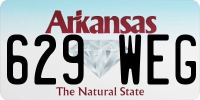 AR license plate 629WEG
