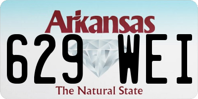 AR license plate 629WEI