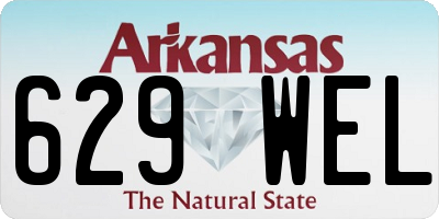 AR license plate 629WEL