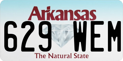 AR license plate 629WEM