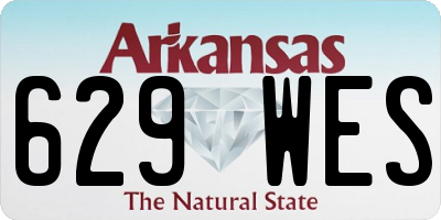 AR license plate 629WES