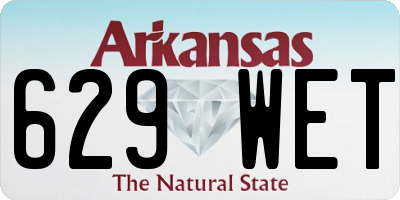AR license plate 629WET
