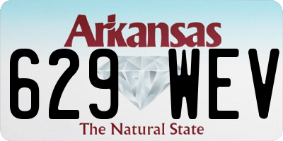 AR license plate 629WEV