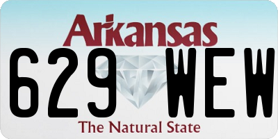 AR license plate 629WEW