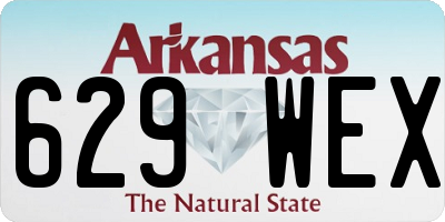 AR license plate 629WEX