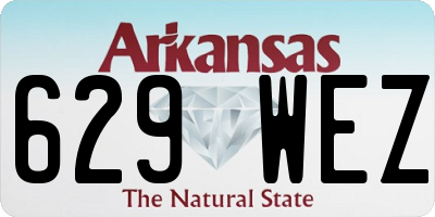 AR license plate 629WEZ