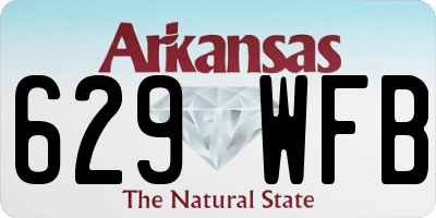 AR license plate 629WFB