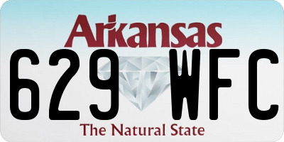 AR license plate 629WFC