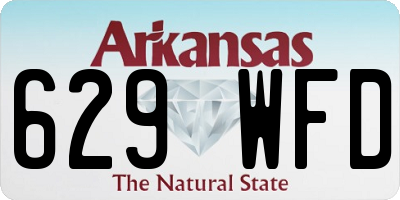 AR license plate 629WFD