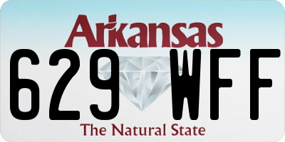 AR license plate 629WFF