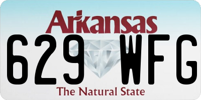 AR license plate 629WFG
