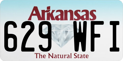 AR license plate 629WFI