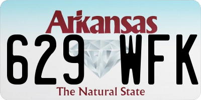 AR license plate 629WFK