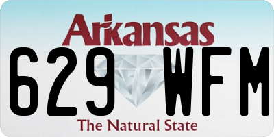 AR license plate 629WFM