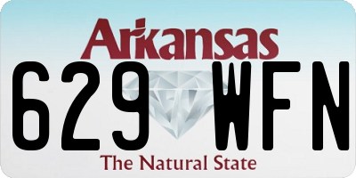 AR license plate 629WFN
